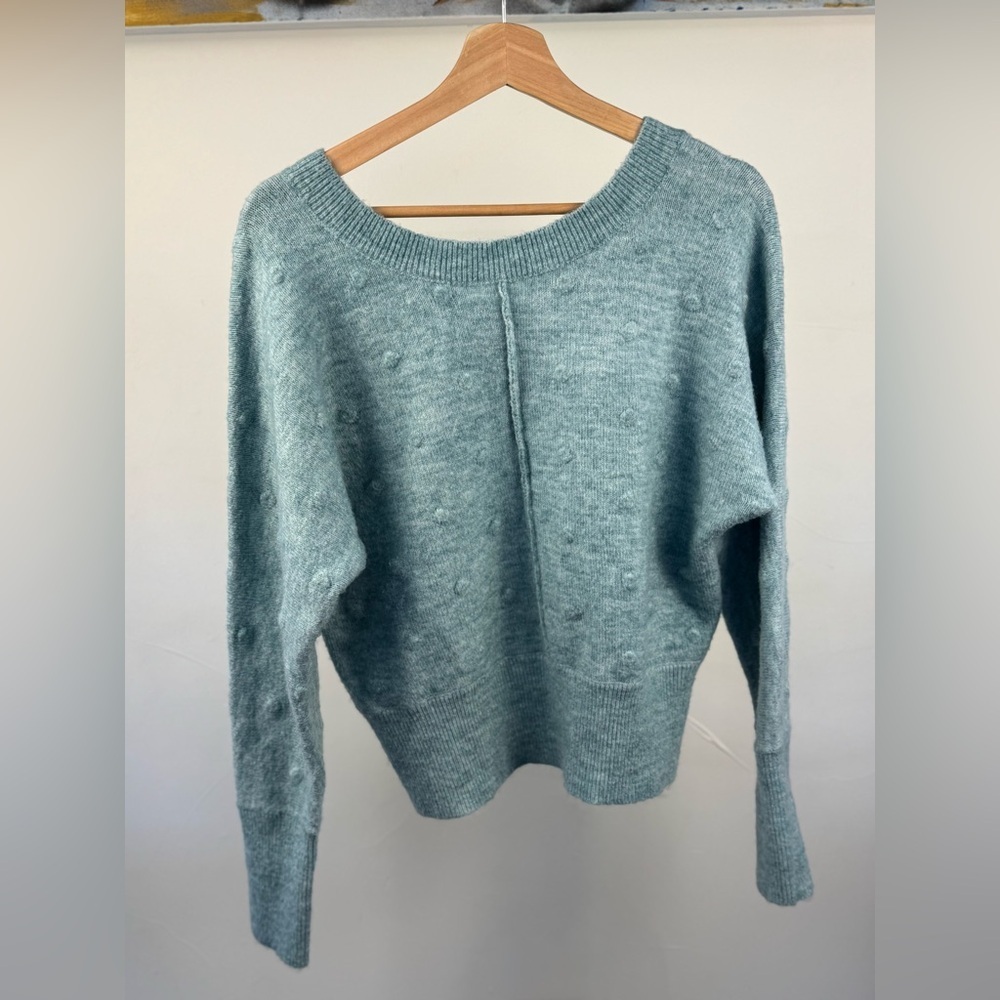 William Rast Aqua Bobble Knit Sweater – Size S